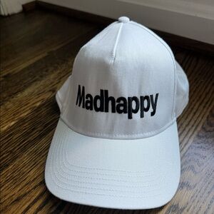 White Madhappy trucker hat